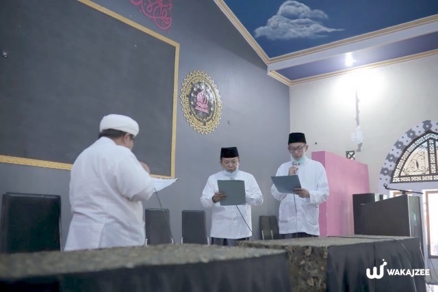 Pembekalan Aswaja dan Penyerahan Mandat Aspirasi Kyai se-Jember kepada Haji Hendy dan Gus Firjaun
